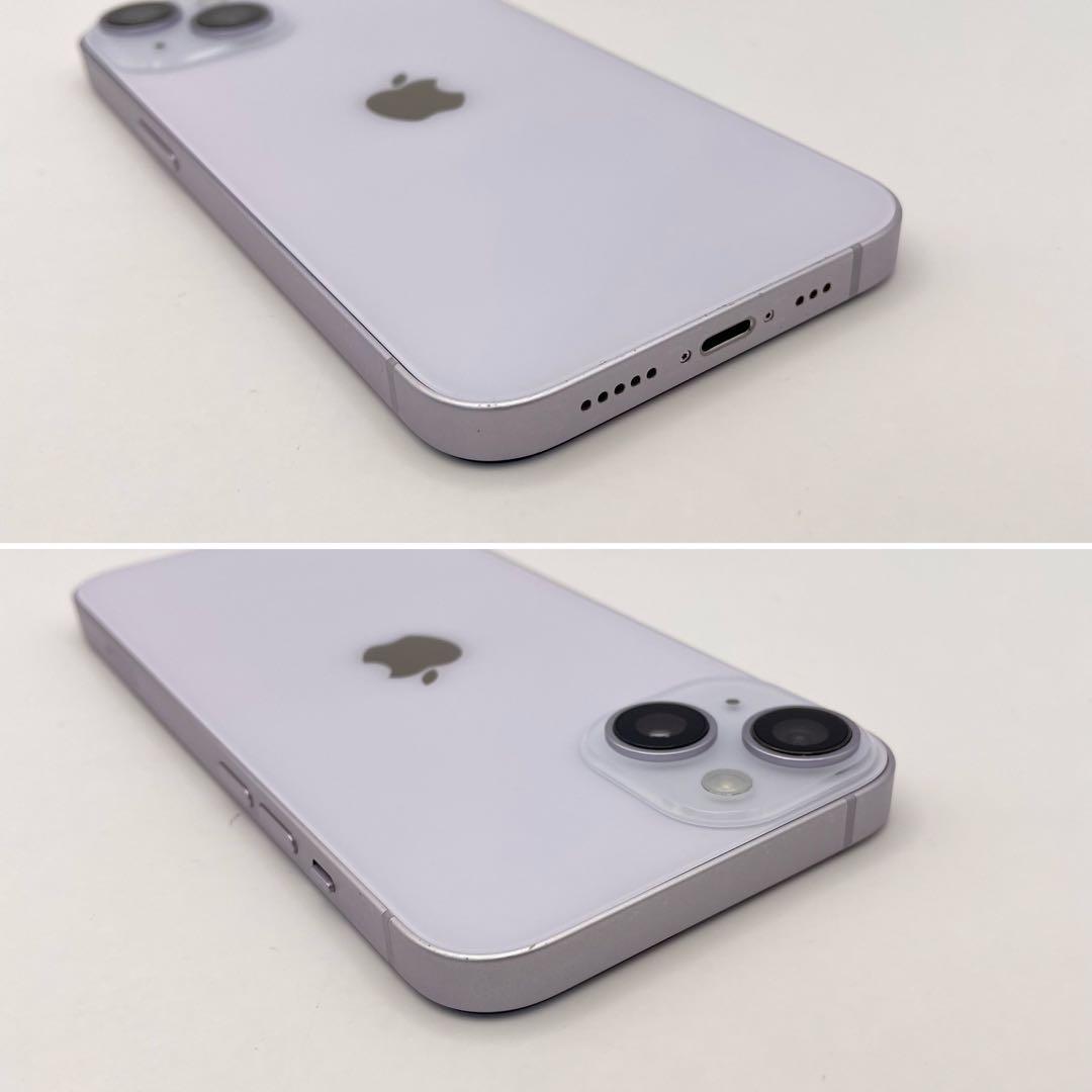 iPhone 14 128GB 大容量バッテリー新品100% SIMフリー 紫 - メルカリ