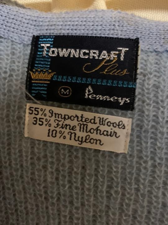 60s penneys towncraft モヘアカーディガン