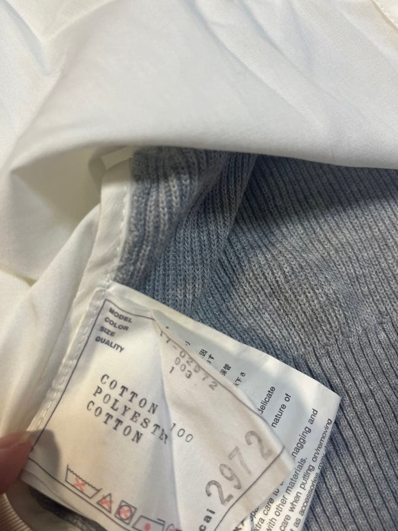 sacai 異素材シャツ サカイの通販はau PAY マーケット - 輸入雑貨の