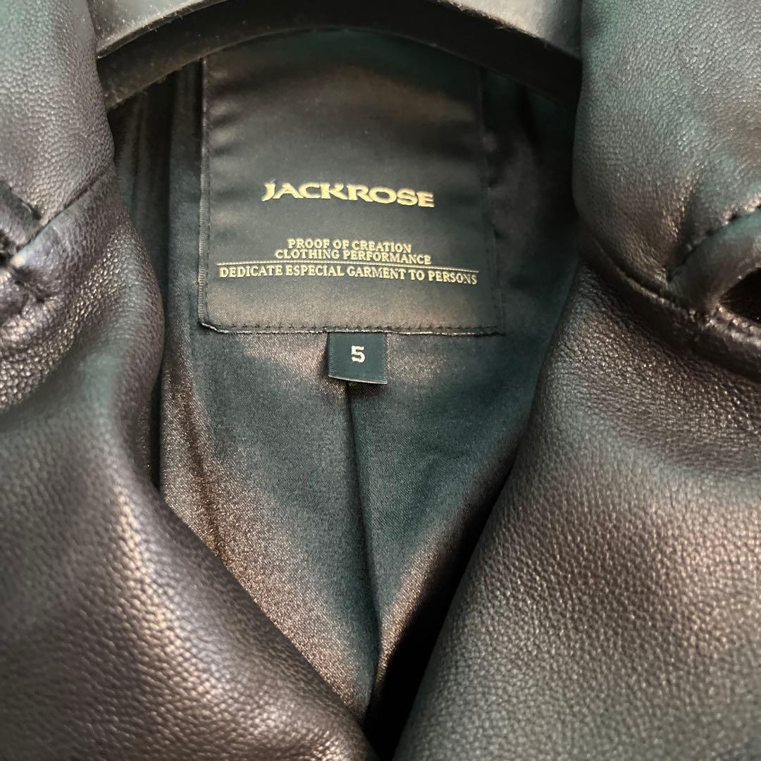 希少サイズ✨【JACKROSE】ゴートレザー山羊革ダブルライダース size 5