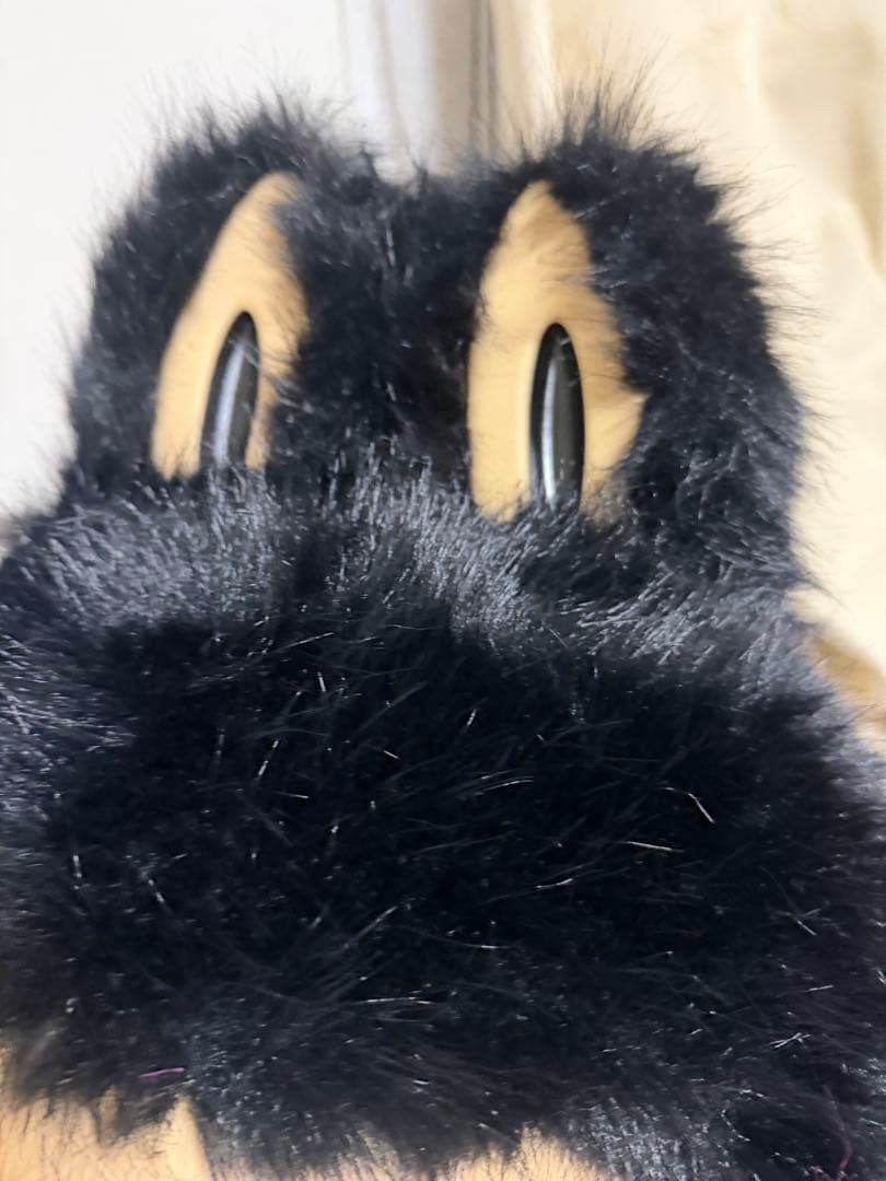 超特大60cmジモモ 羽付きブラックエンジェル スペシャルオーダー黒天使