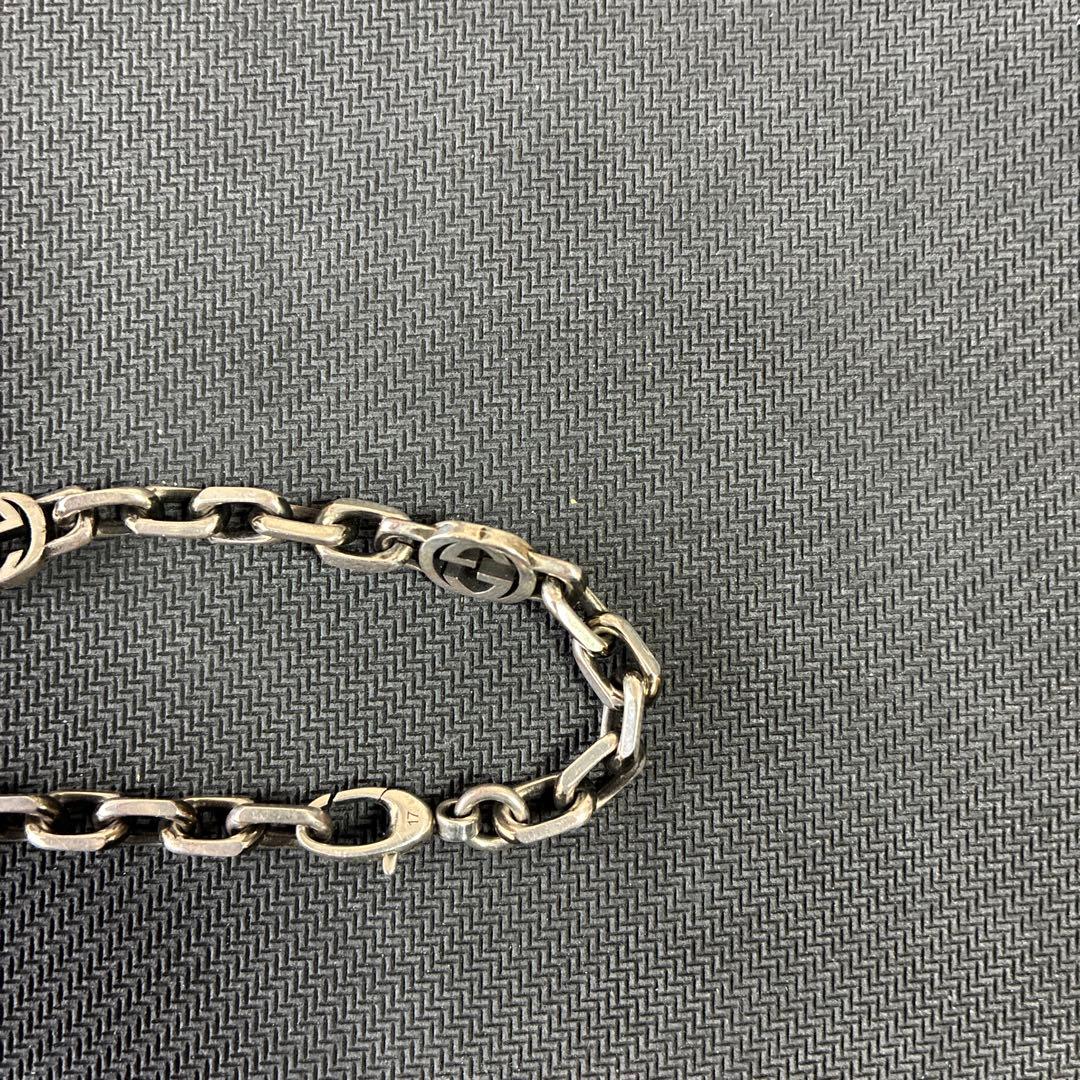 GUCCI インターロッキング ブレスレット シルバー925 グッチ 値下げ