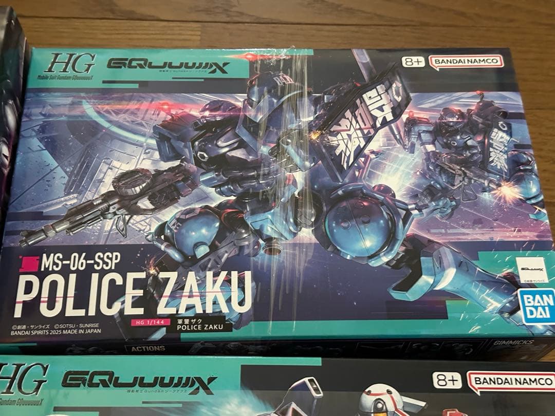 【新品未開封】ジークアクス　GQuuuuuuX　ガンプラ4点セット