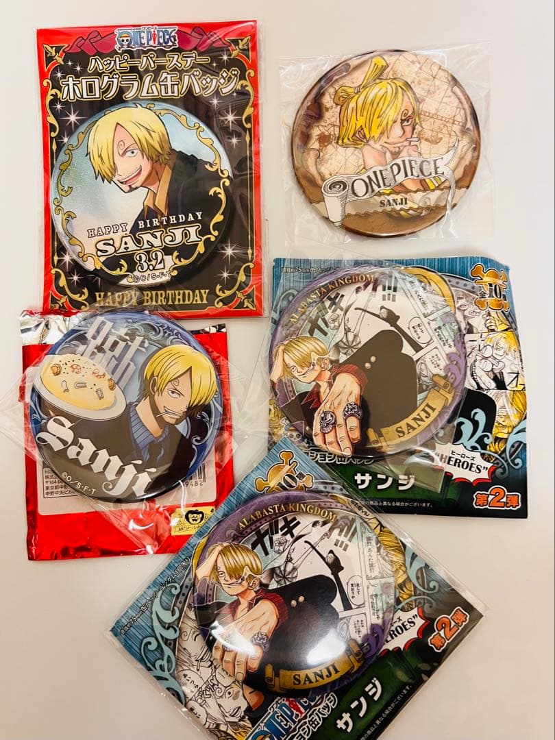 ワンピース バッジ サンジ セット - メルカリ