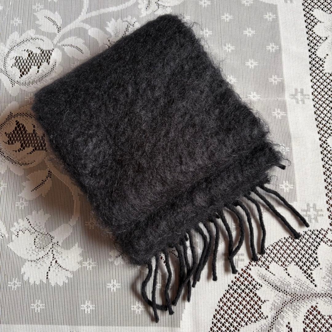 山田涼介さん着用】LOEWE アナグラムロゴ モヘヤ混ウールマフラー