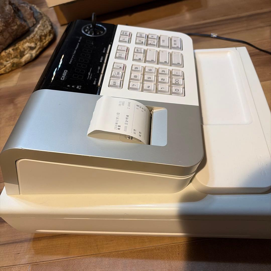 訳ありのため激安！CASIO SE-S30 電子レジスター ホワイト - メルカリ