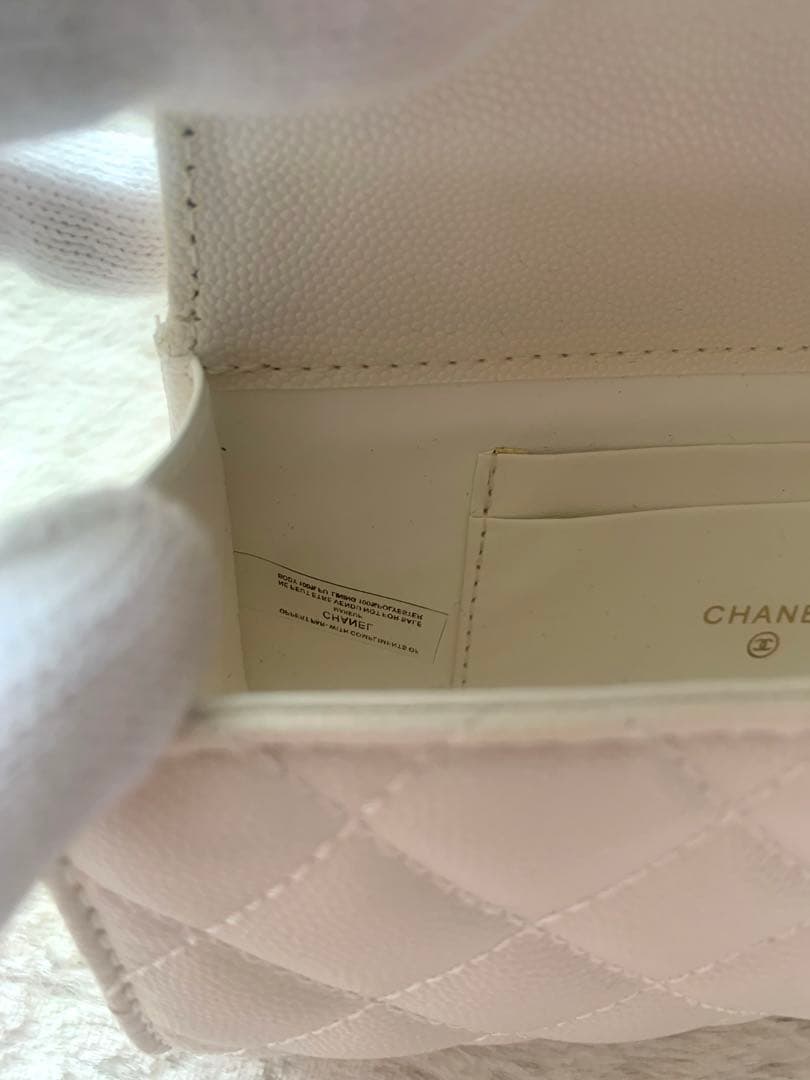 CHANELノベルティホワイトショルダー ★