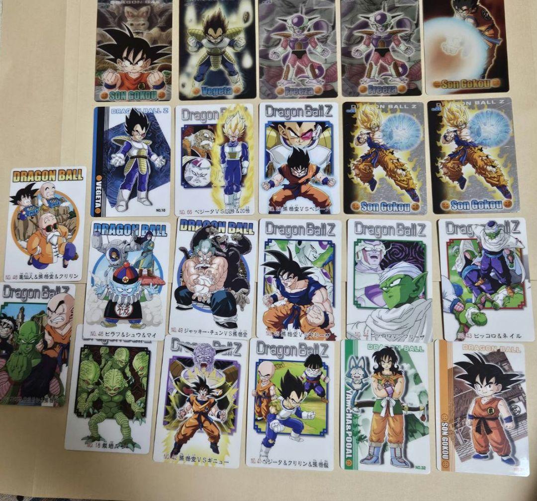 ドラゴンボール グミ カード 昔 レトロ まとめ売り 孫悟空 ベジータ