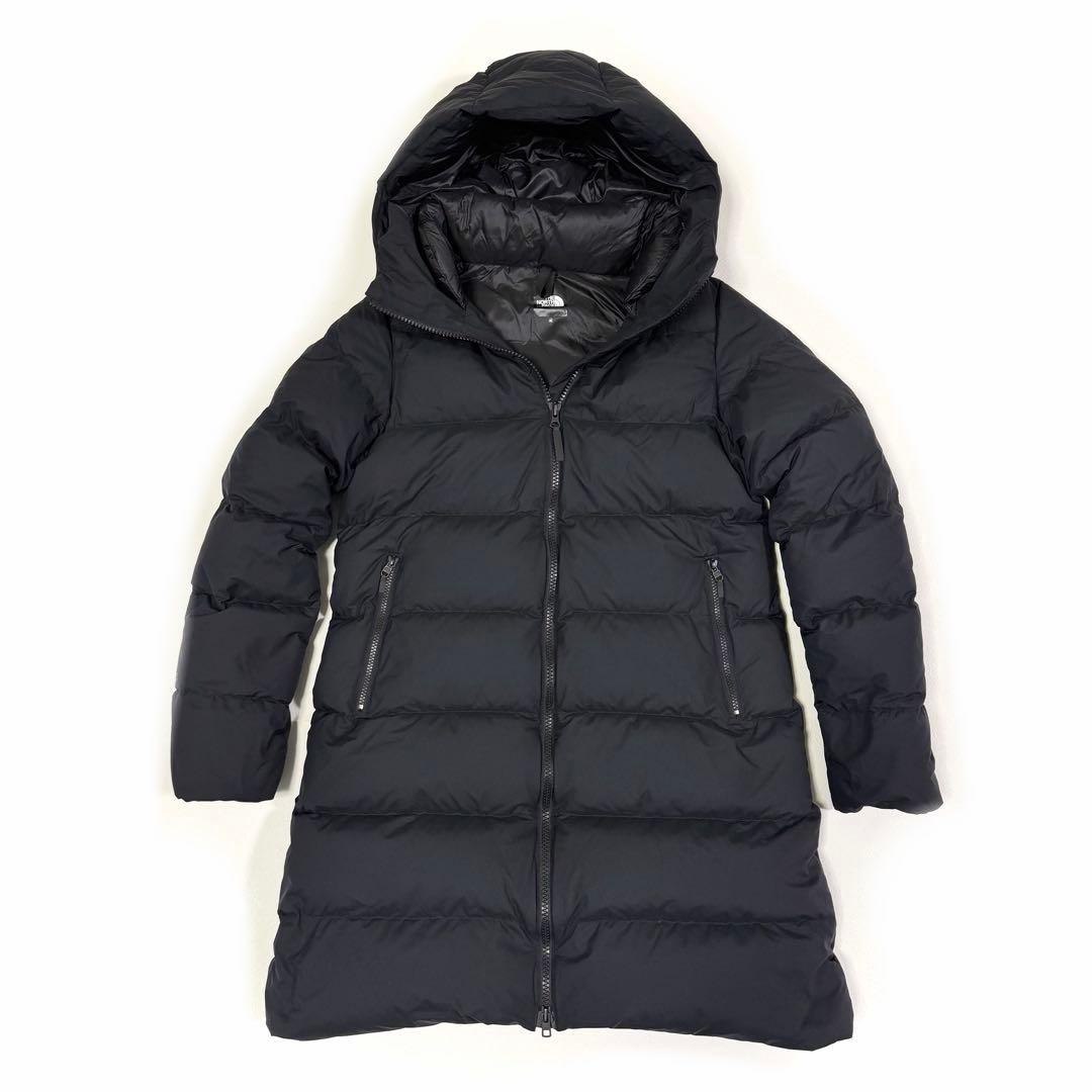 ザノースフェイス ウィンドストッパーダウンシェルコート フード ブラック XL THE NORTH FACE（ザ ノースフェイス） ザ ノースフェイス ウィンド