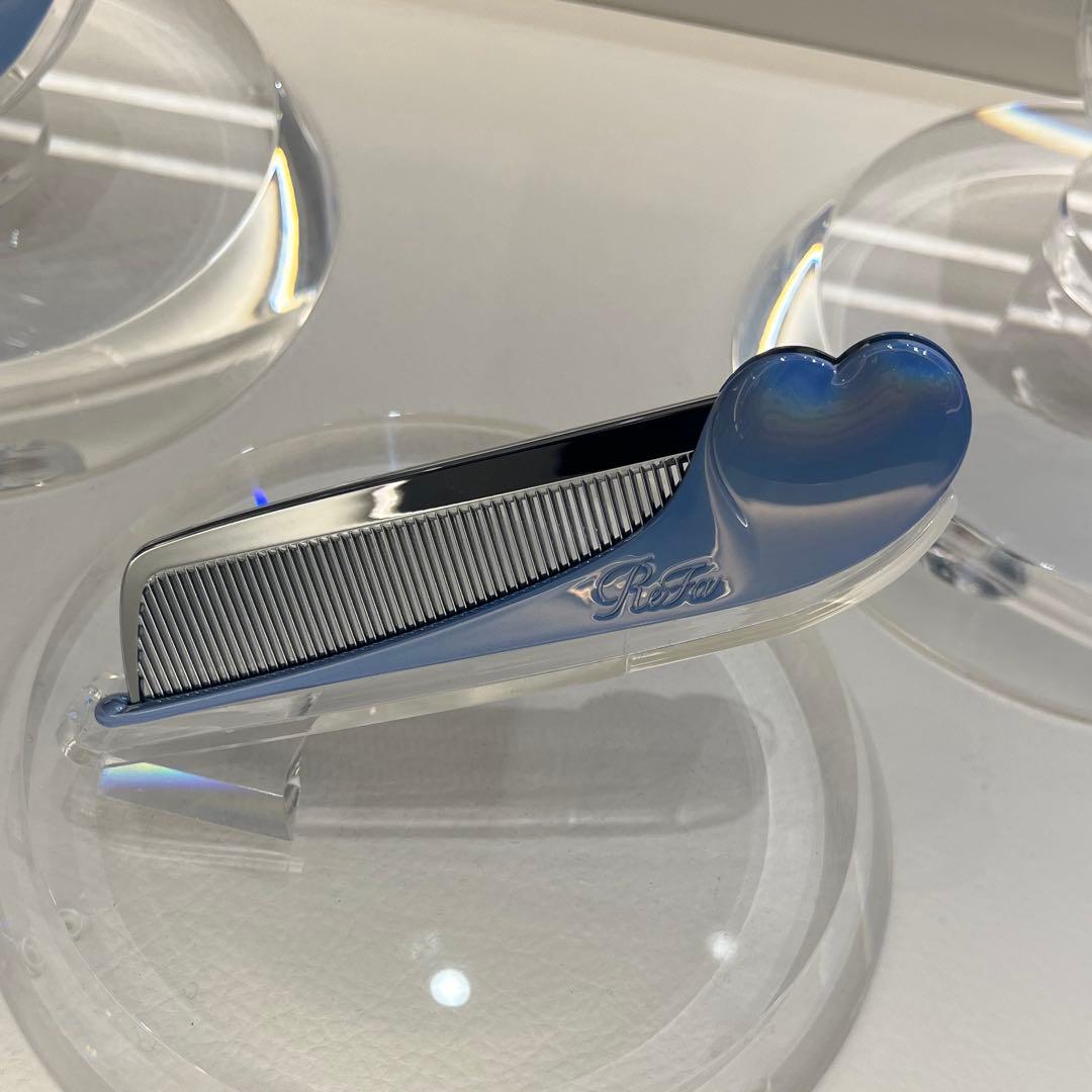 リファ 銀座限定 ハートコームアイラ シルキーブルー - メルカリ