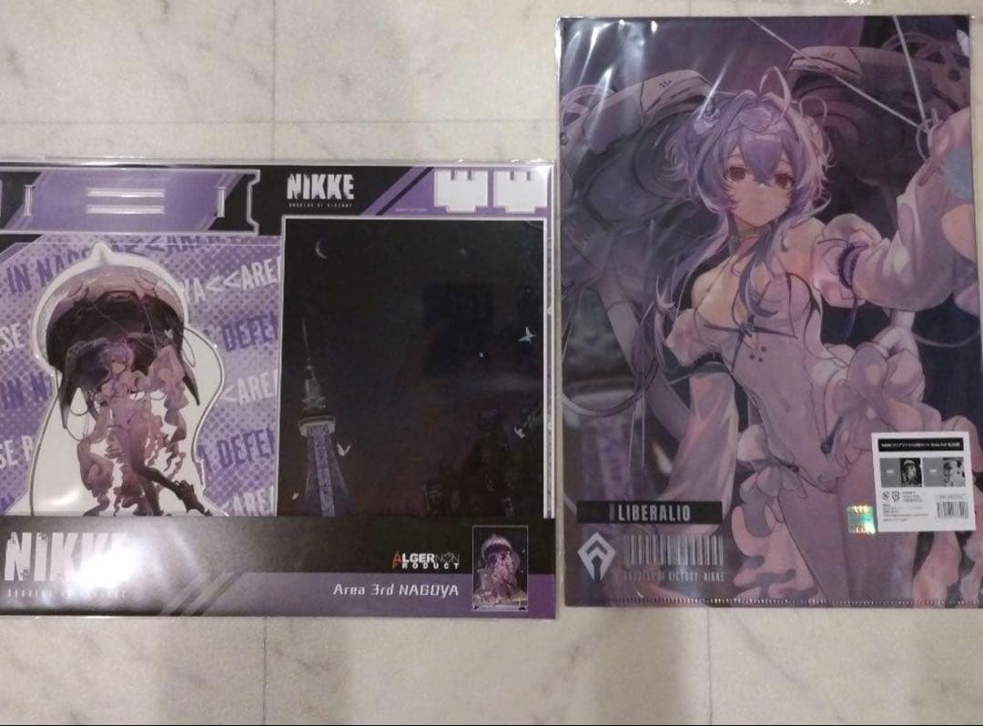 リバーレリオ アクリルジオラマ クリアファイル NIKKE エリア防衛戦