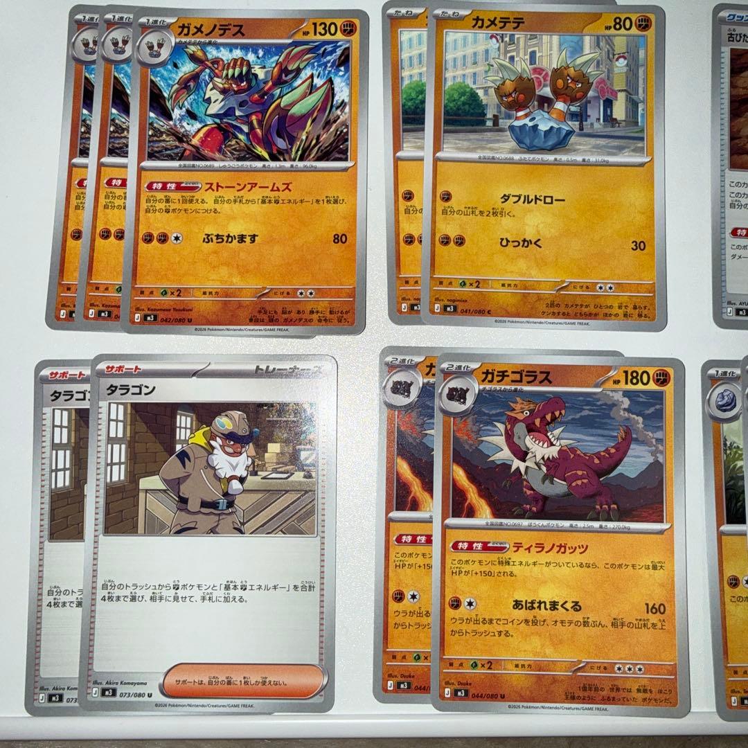 ポケモンカード】メガジガルデex デッキパーツ19枚セット ムニキスゼロ