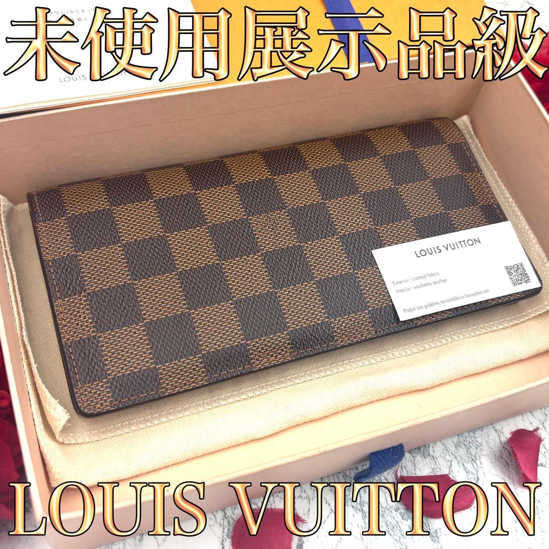 未使用級】 ルイヴィトン ダミエ ポルトフォイユ ブラザ 長財布 - メルカリ
