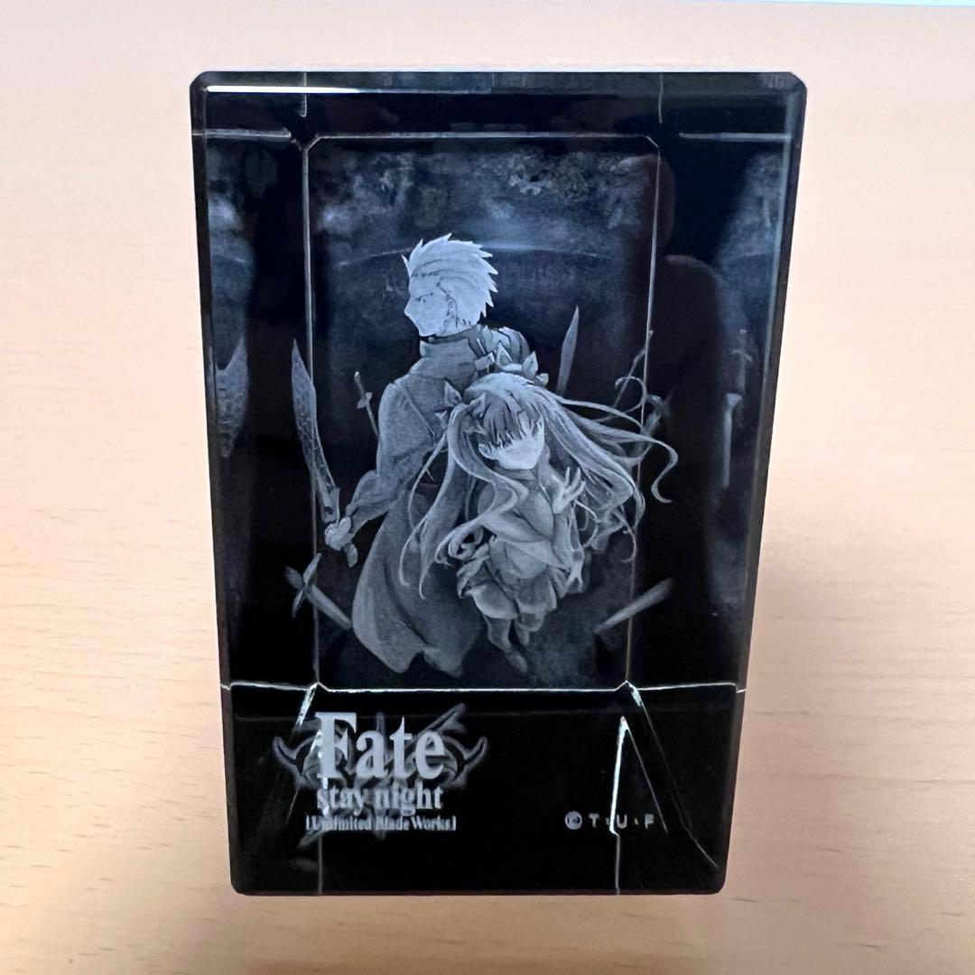 Fate/zero セイバー クリスタルアート 3Dクリスタル