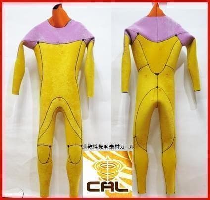 新品☆5×3mm ロングチェストジップ/セミドライ Lサイズ ウェットスーツ