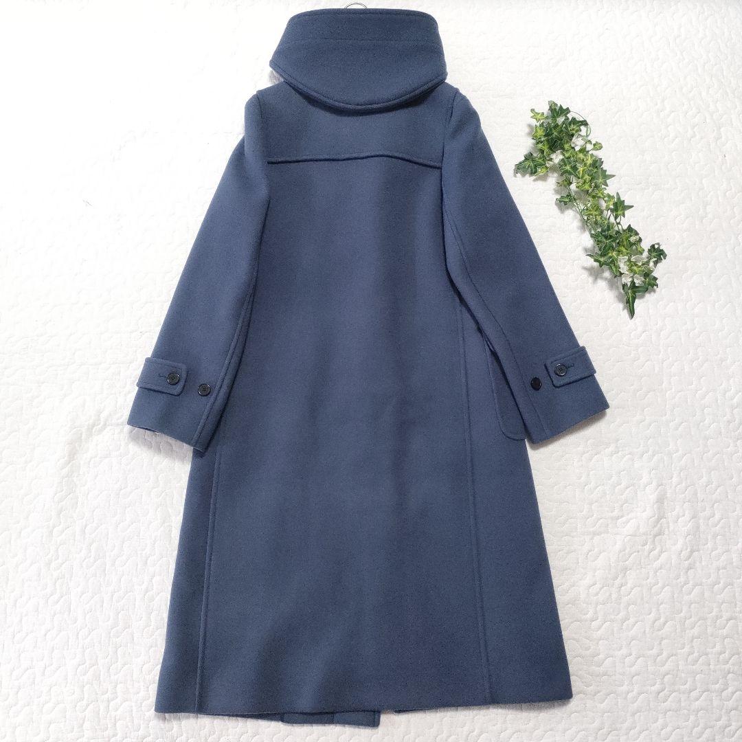 極美品✨マッキントッシュ ロングダッフルコート ブルーグレー 38