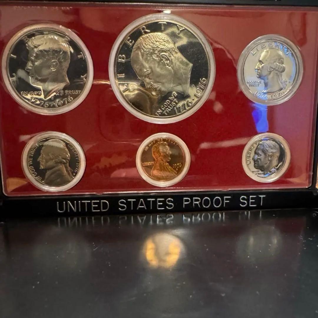 1976年 アメリカ 建国200周年記念 プルーフセット 記念硬貨 6枚セット
