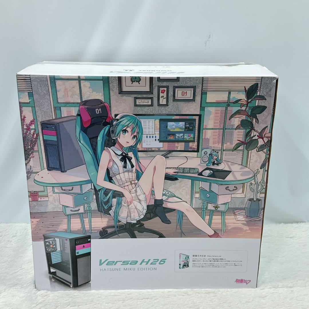 初音ミクPCケース Versa H26 HATSUNE MIKU EDITION ThermaltakeThermaltake Versa H26 HATSUNE MIKU EDITION Mid Tower