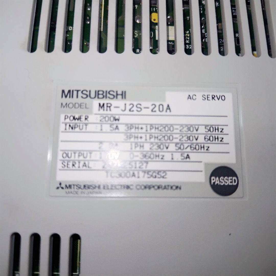 三菱電機 サーボアンプ MR-J2S-20A/サーボモーターHC-KFS23 - メルカリ