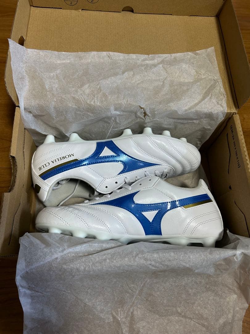 新品　モレリアⅡクラブ　ホワイト×ブルー　26.5cm 海外版