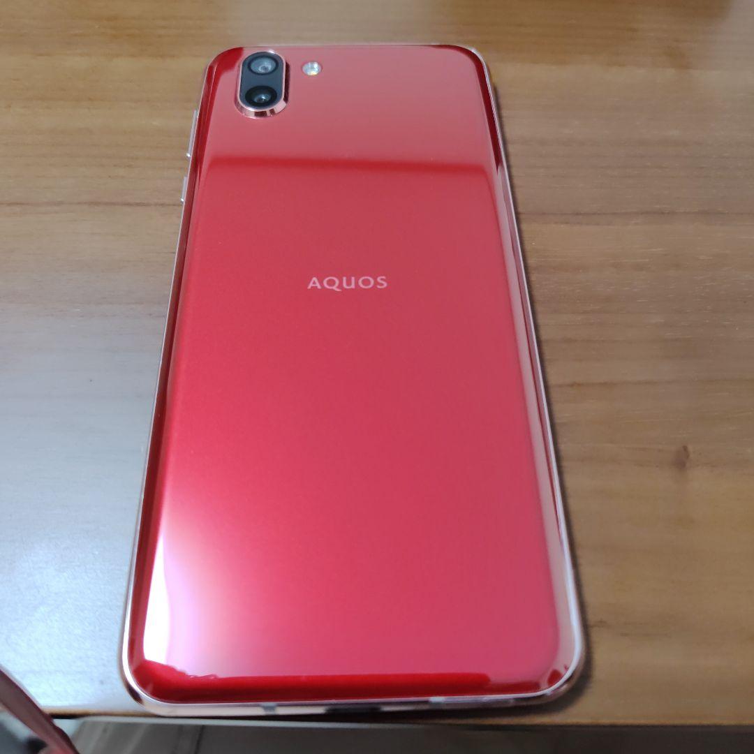 傷、汚れなし超美品！　付属品欠品も一切無し！ AQUOS R2 ローズレッド