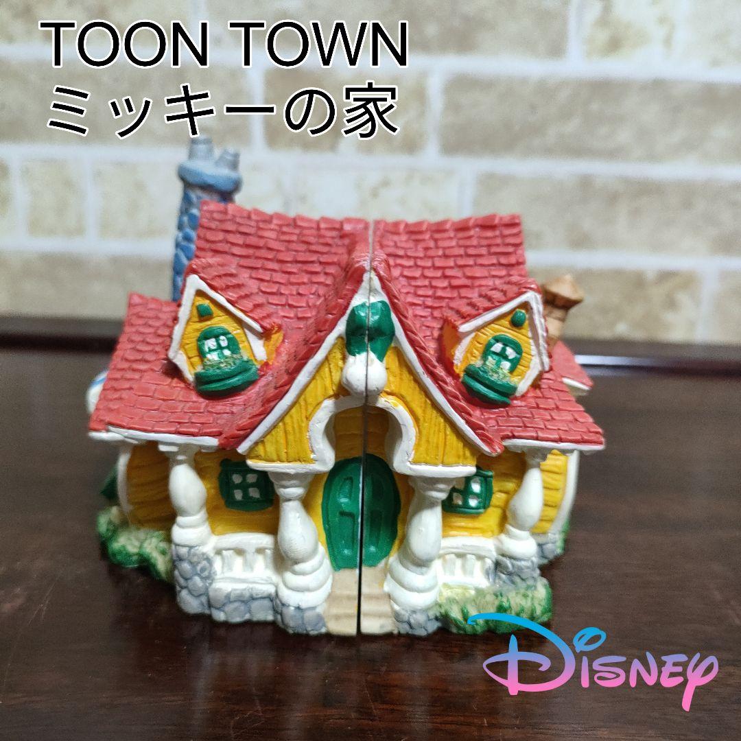 希少】東京ディズニーランド トゥーンタウン ミッキーの家 置物