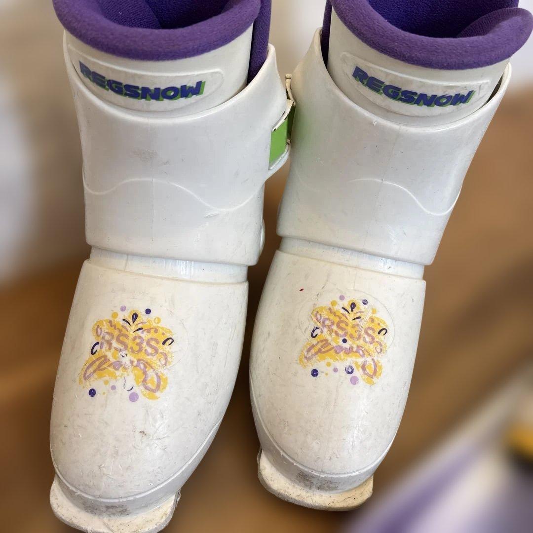 子供用スキー3点セット スキー板120cm ブーツ21cm〜22cm - メルカリ