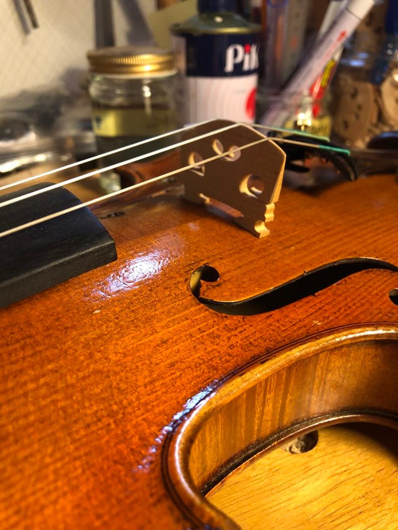 タイムセール.駒&魂柱再調整済】優品 ノーラベル 中古バイオリン 4/4