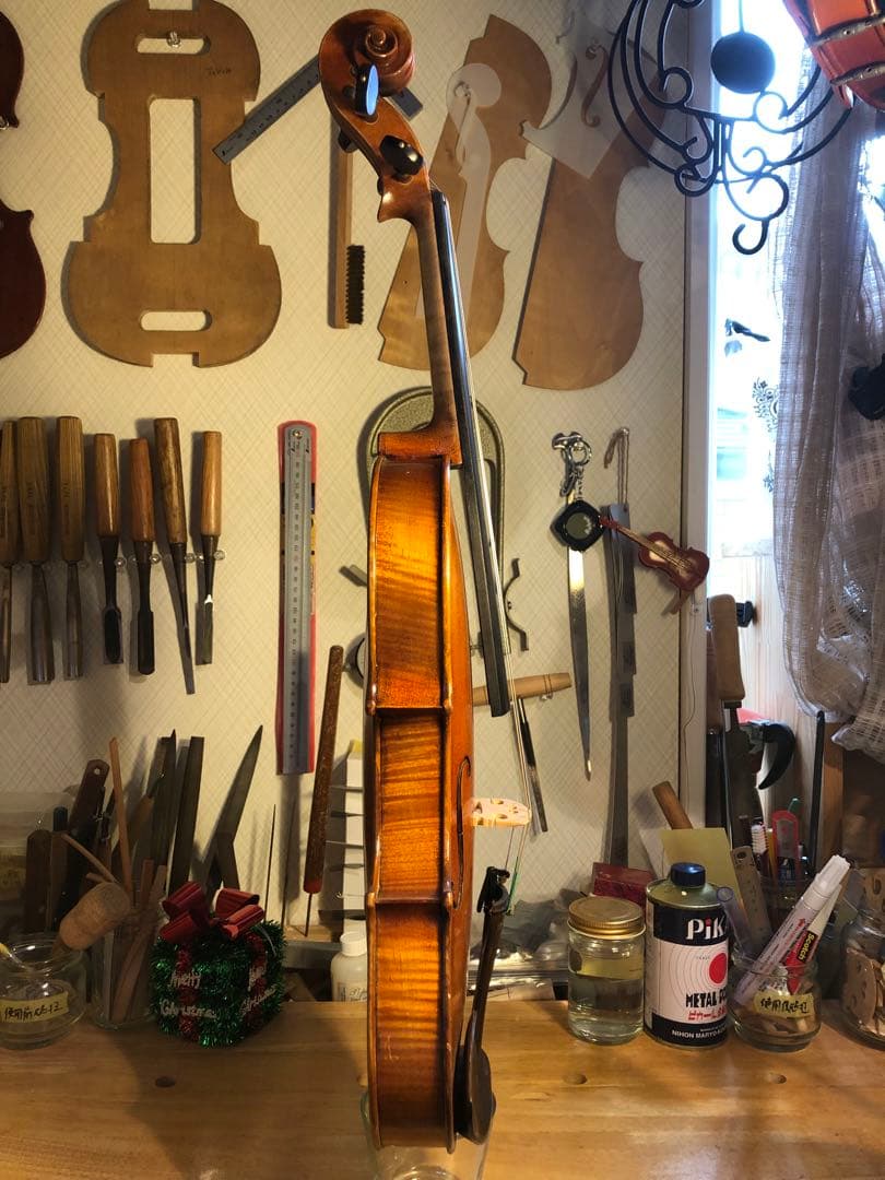 タイムセール.駒&魂柱再調整済】優品 ノーラベル 中古バイオリン 4/4