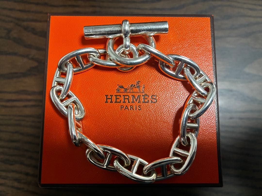 HERMES シェーヌダンクル　15コマ エルメス ブレスレット シェーヌダンクル MM 15コマ | 東京銀座の