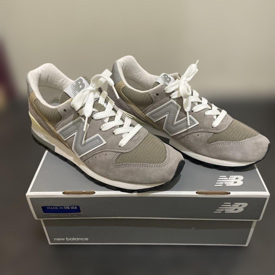 ニューバランス M996 25.0cm USA グレー