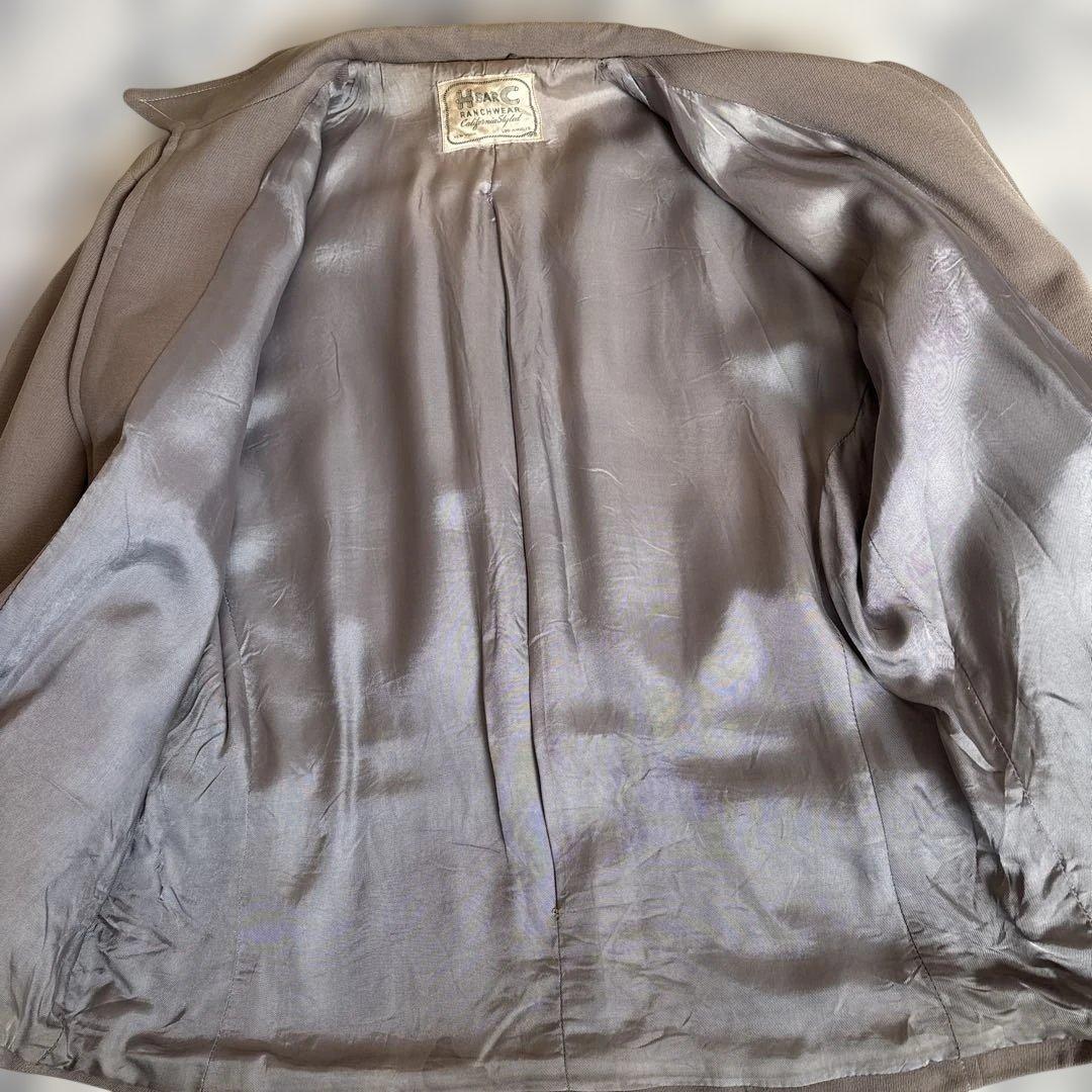 40s ❗️】h barc スポーツジャケット ギャバジャン 【オメプリ