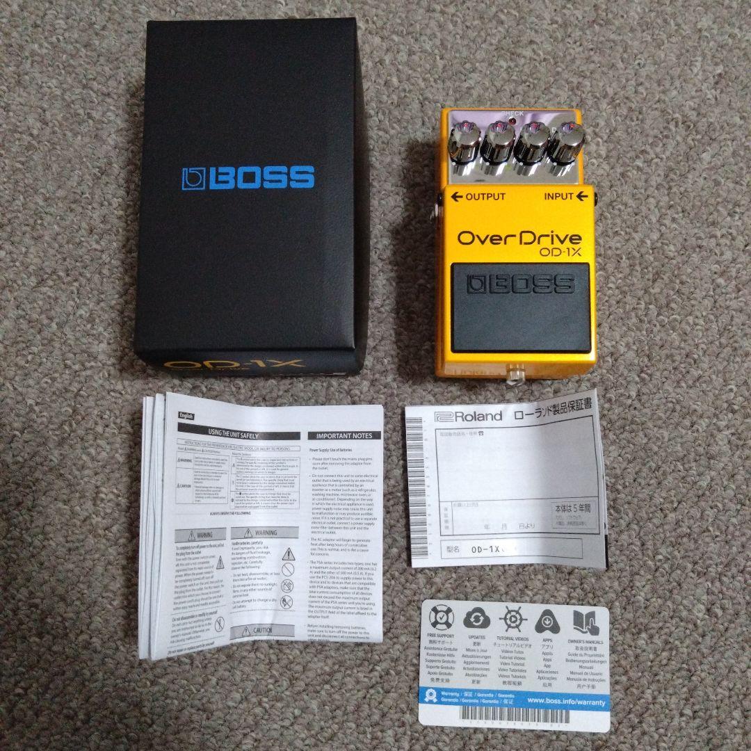 boss od-1x オーバードライブ ボス エフェクター お取寄せ商品】BOSS(ボス) OD-1X (オーバードライブ) - 【ESP直営