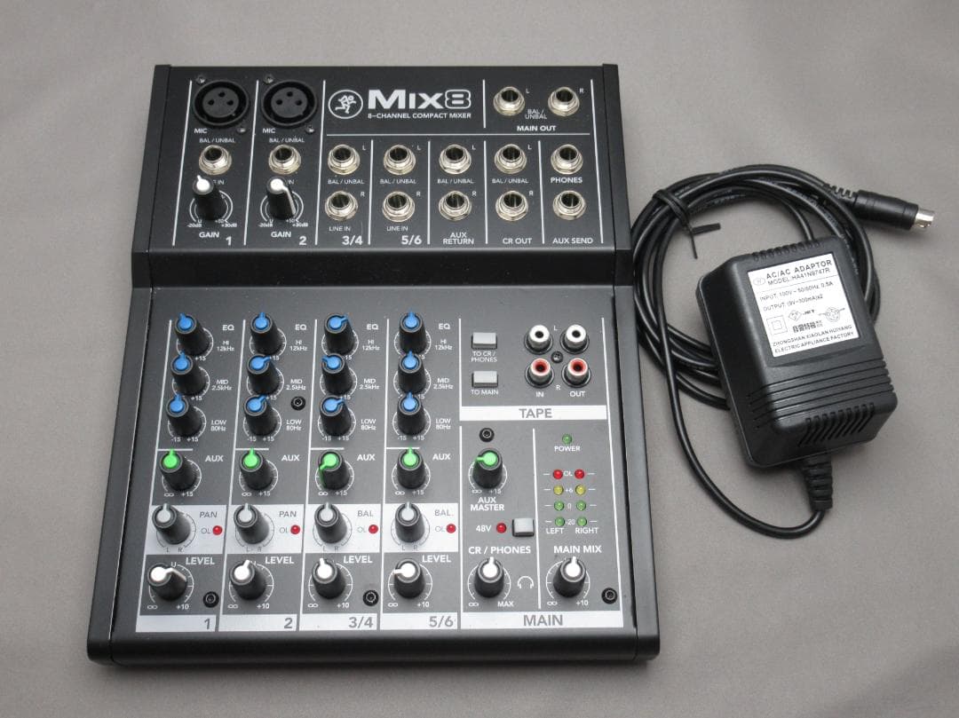 MACKIE / マッキー MIX8 コンパクト・アナログミキサー - メルカリ