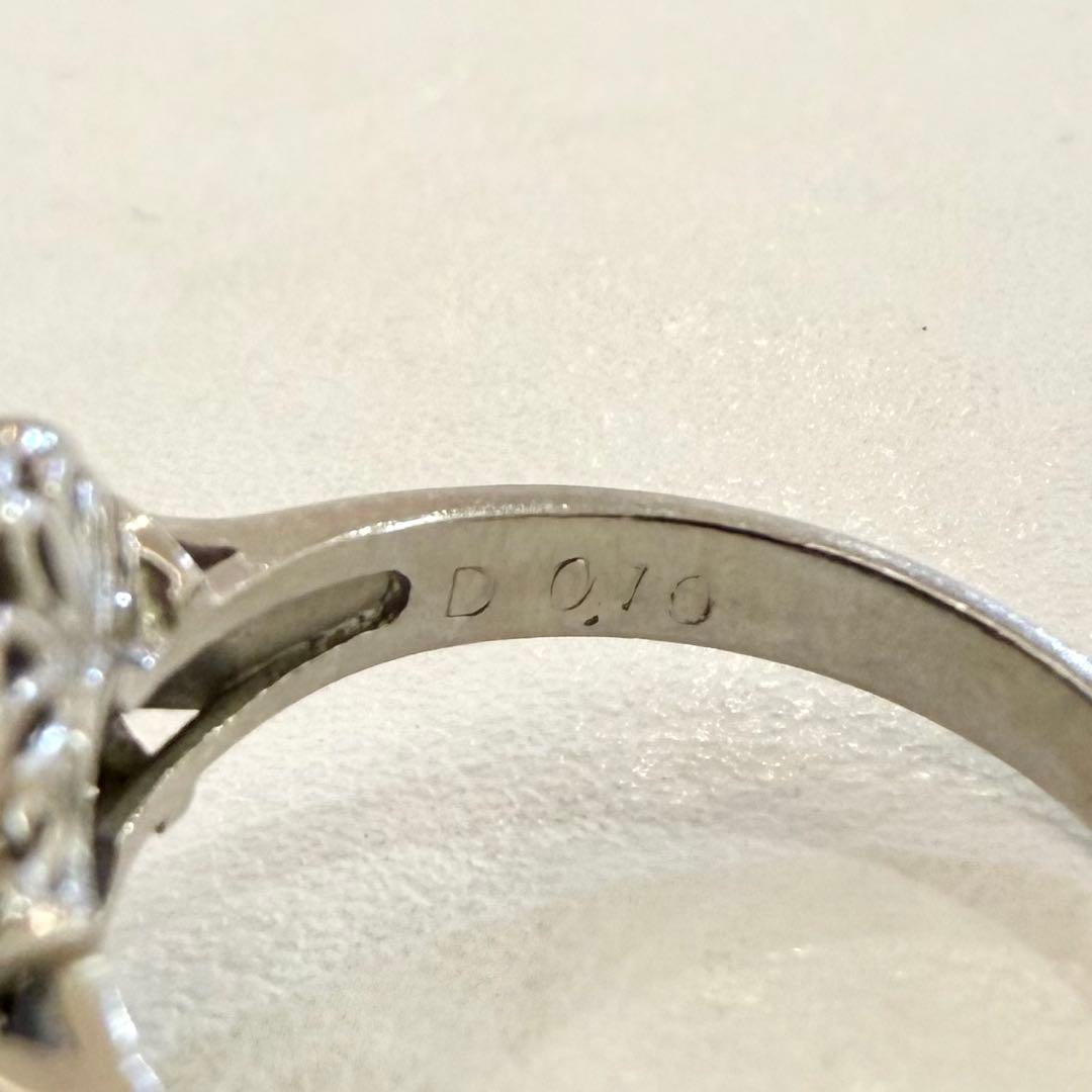 Pt900 ブルーサファイア 2.263ct ダイヤ 0.10ct リング