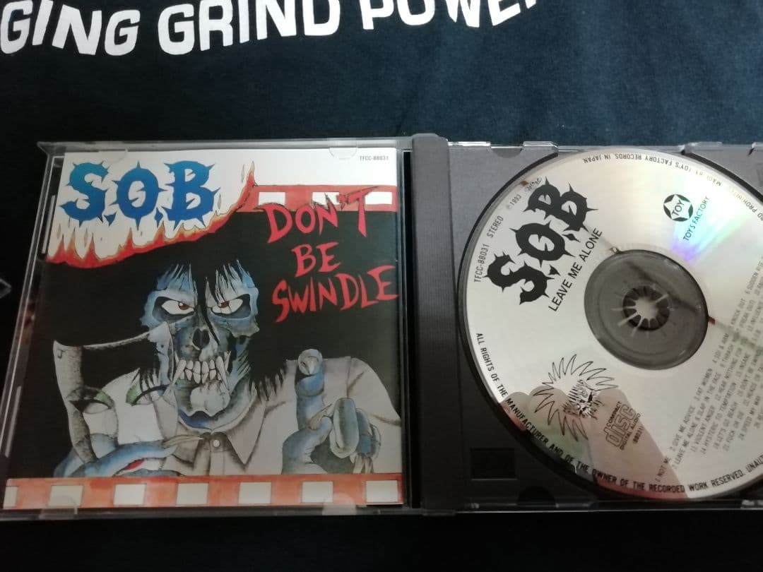 S.O.B　セット売り 長袖シャツ　貴重CD&カセットテープ