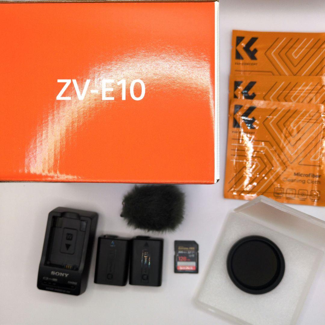 セット】SONY ZV−E10 レンズ2個 グリップ バッテリー SDカード付