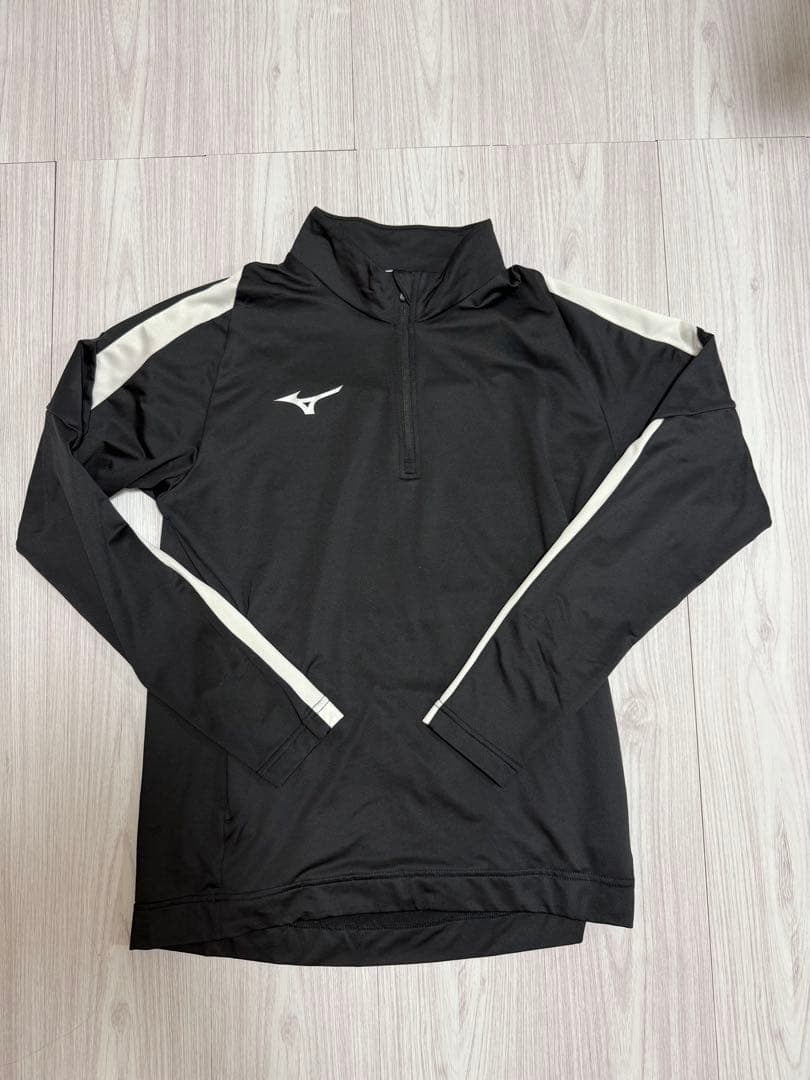 Mizuno ハーフジップジャージ上下セット Mブラック - ウェアオンライン
