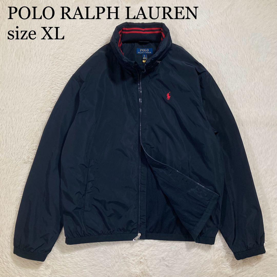 ポロラルフローレン ジップアップブルゾン ポニーロゴ フード収納