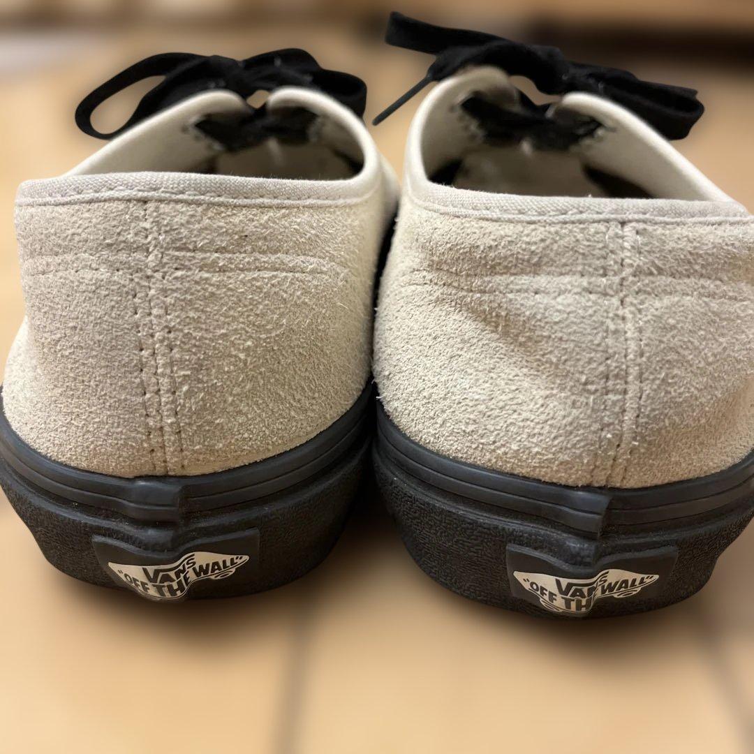 靴 VANS AUTHENTIC SUEDE MARSHMALLOW 26.5cm