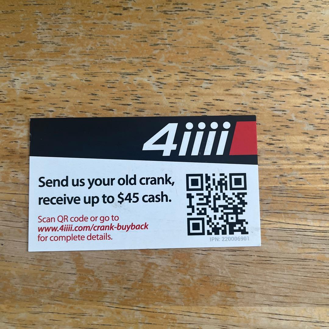 4iiii Precision 3 パワーメーター R8100 172.5mm