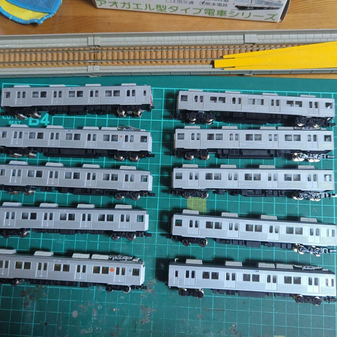 Nゲージ 東急8500系 GM板キット組立10両編成