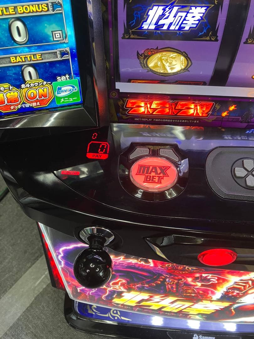 パチスロ L 北斗の拳 ケンシロウパネル ユニット付 スマスロ実機 ⭕️送料無料⭕️