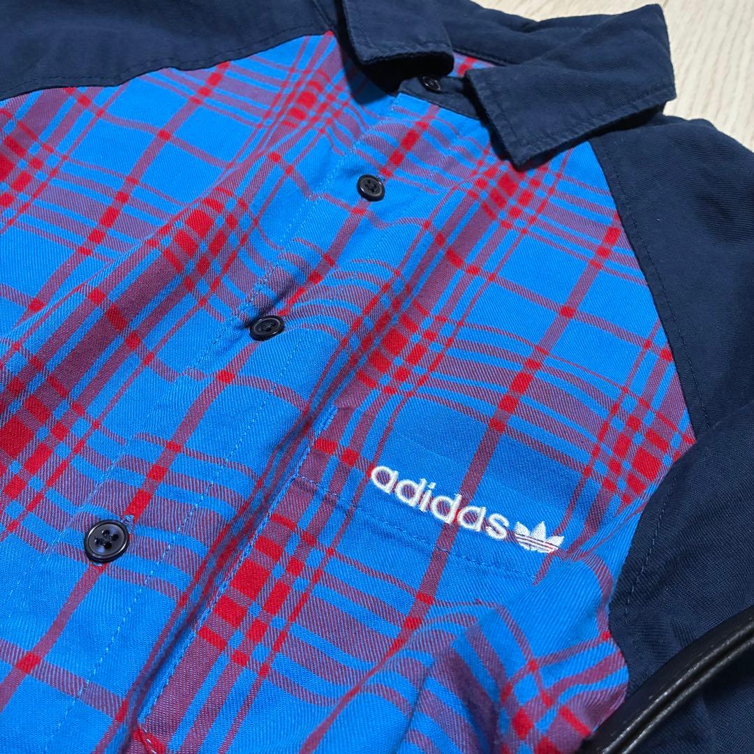 adidas アディダス y2k 平成 グランジ マクブリング 短丈 チェック