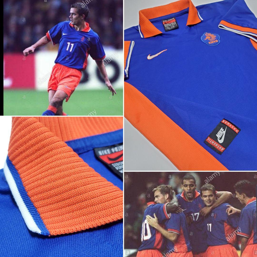 ナイキ正規品・美品状態‼】 オランダ代表 ユニフォーム アウェイ 96