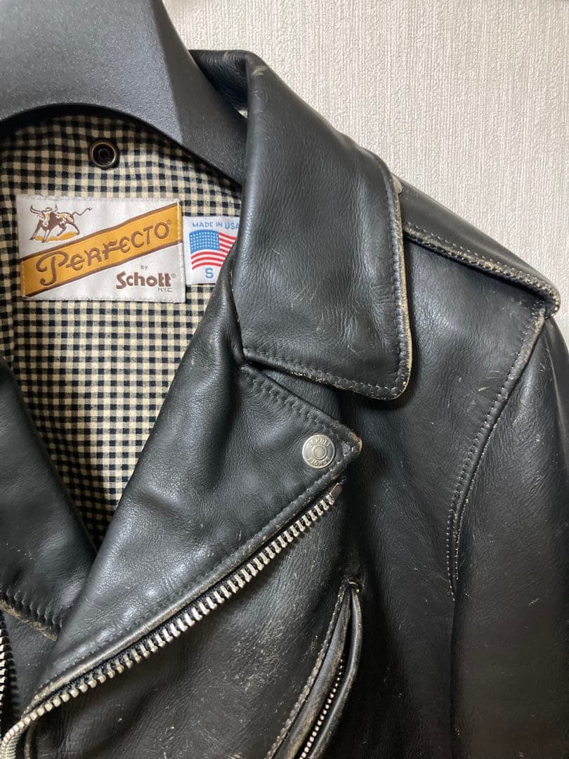 専用）極美品Schott パーフェクト 70 ビンテージ ライダース7575