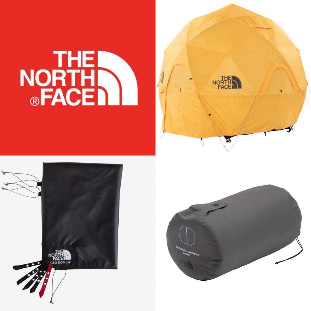 ジオドーム 4 サフランイエロー フットプリント マットレスインフレータブル Amazon | THE NORTH FACE(ザ・ノースフェイス) テント Geodome(R) 4