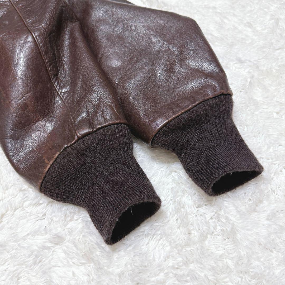 Schott フライトジャケット レザー G-1 80s USA製 ボアライナー - メルカリ