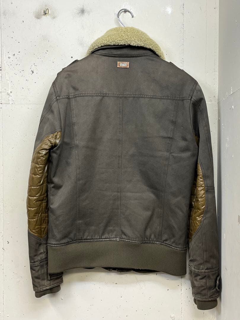 DOLCE & GABBANA 襟ボア ジャケット D&G 48 イタリー製 - メルカリ