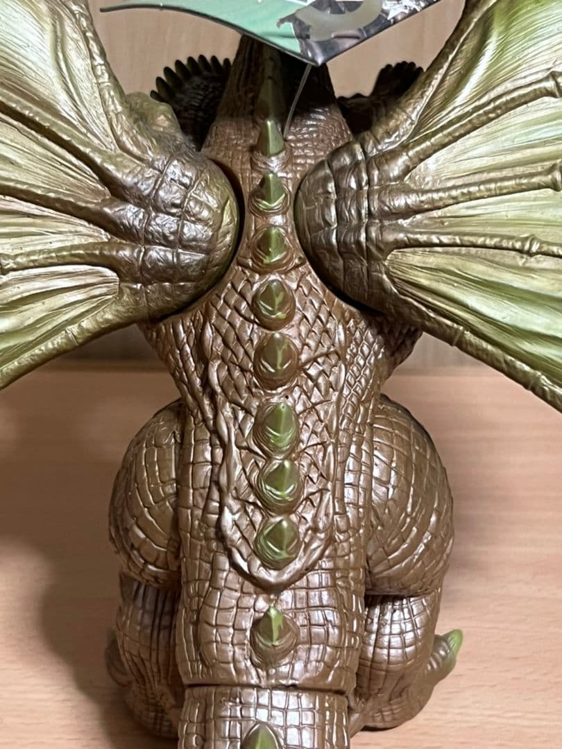 ☆バンダイソフビ東宝怪獣シリーズ☆白亜紀型キングギドラ1998タグ付き☆ゴジラ☆